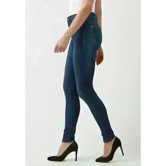 Buffalo Women's 31 Ivy High Rise Azure Dark Blue Jeans NWT $99 - Picture 3 of 4